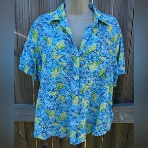 Counterparts Women’s Button-Up Lightweight Blouse - Size Small